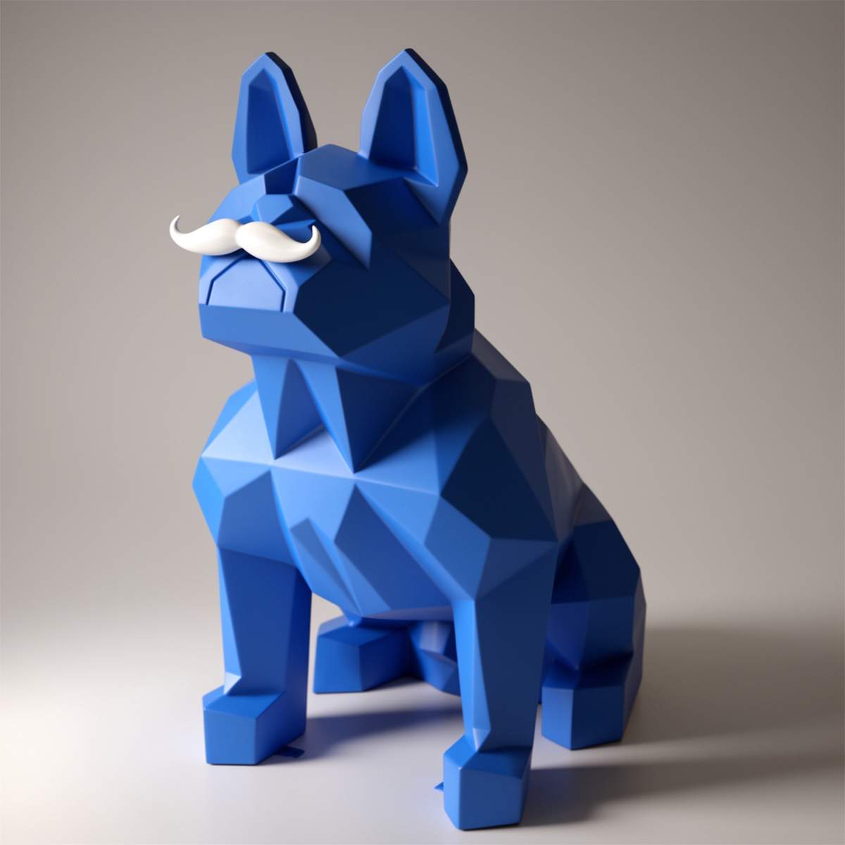 Bouledogue français géométrique uni – Image 3