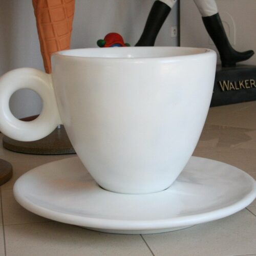 Figura reklamowa, filiżanka z laminatu