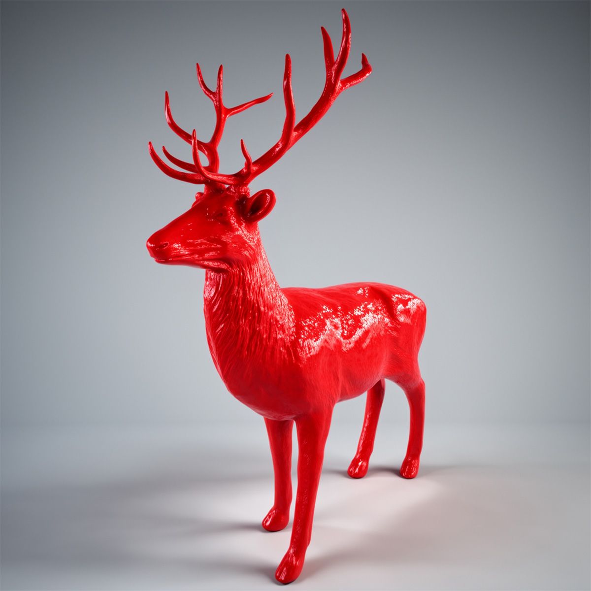 Grande Figure Décorative Cerf – Image 4