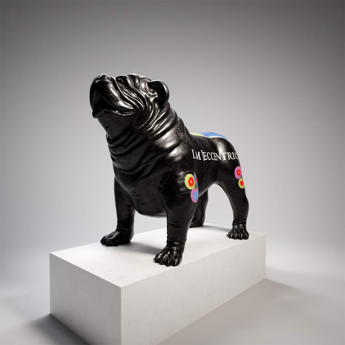 Grande Figure Décorative Bulldog USA Pop Art – Image 5