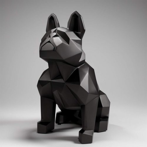 Bouledogue français géométrique uni