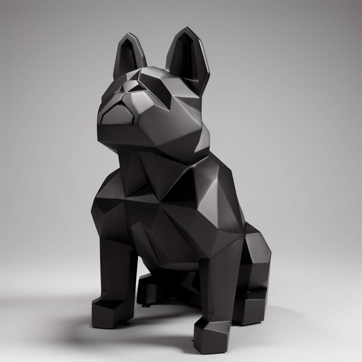 Bouledogue français géométrique uni