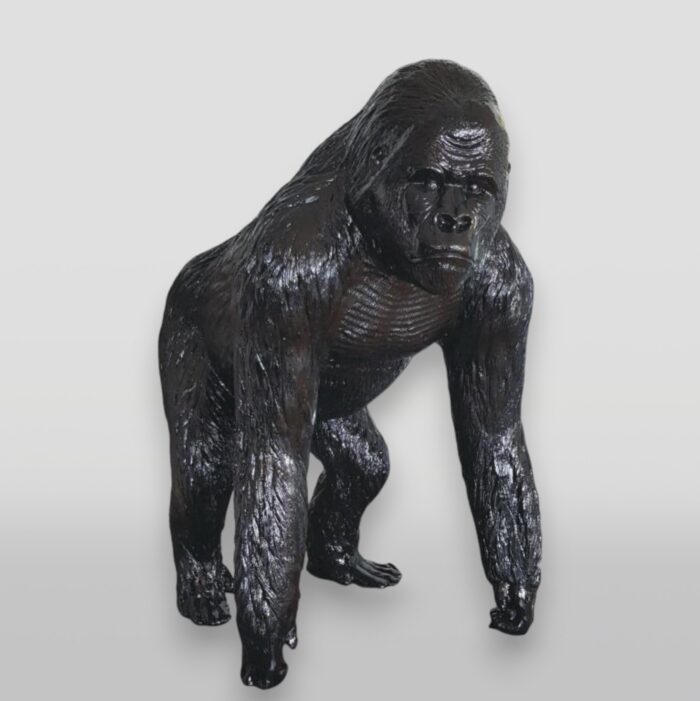 Duża figura 3D goryl - wersja jednokolorowa