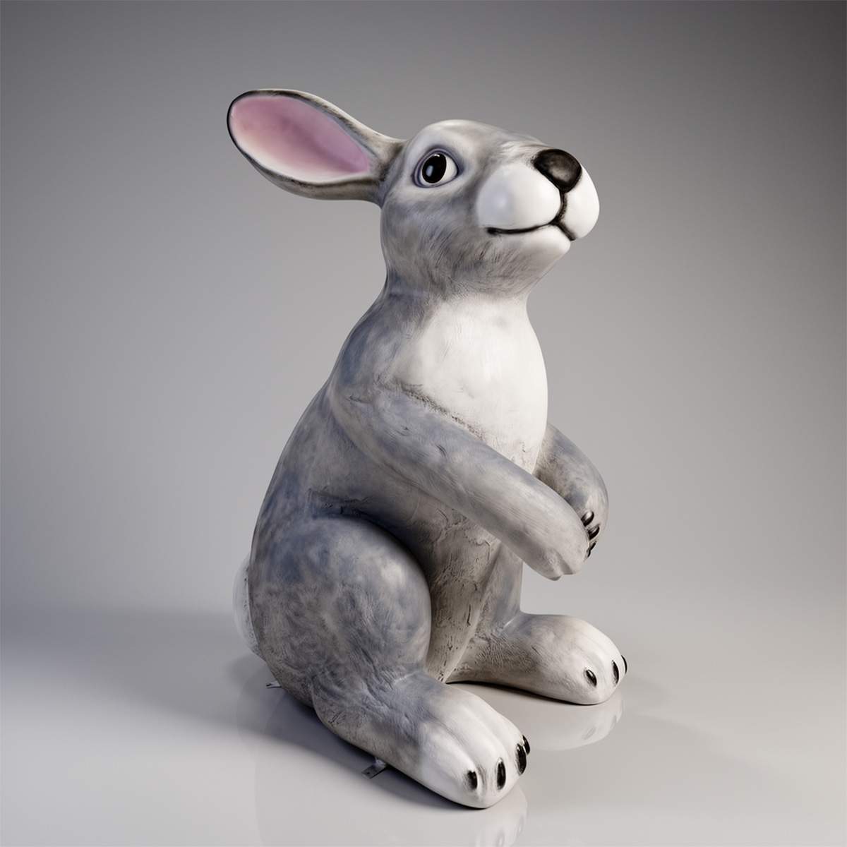 Grande Figure Décorative Lièvre XL 240 cm