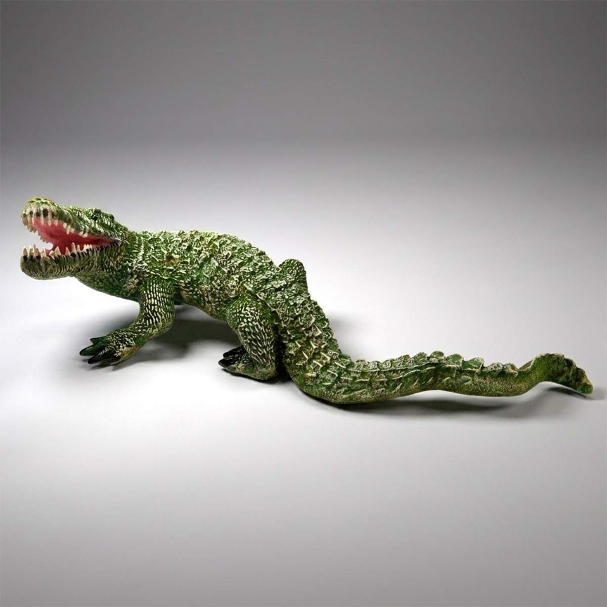 Grande Figure Décorative Crocodile Couleur Unie – Image 2