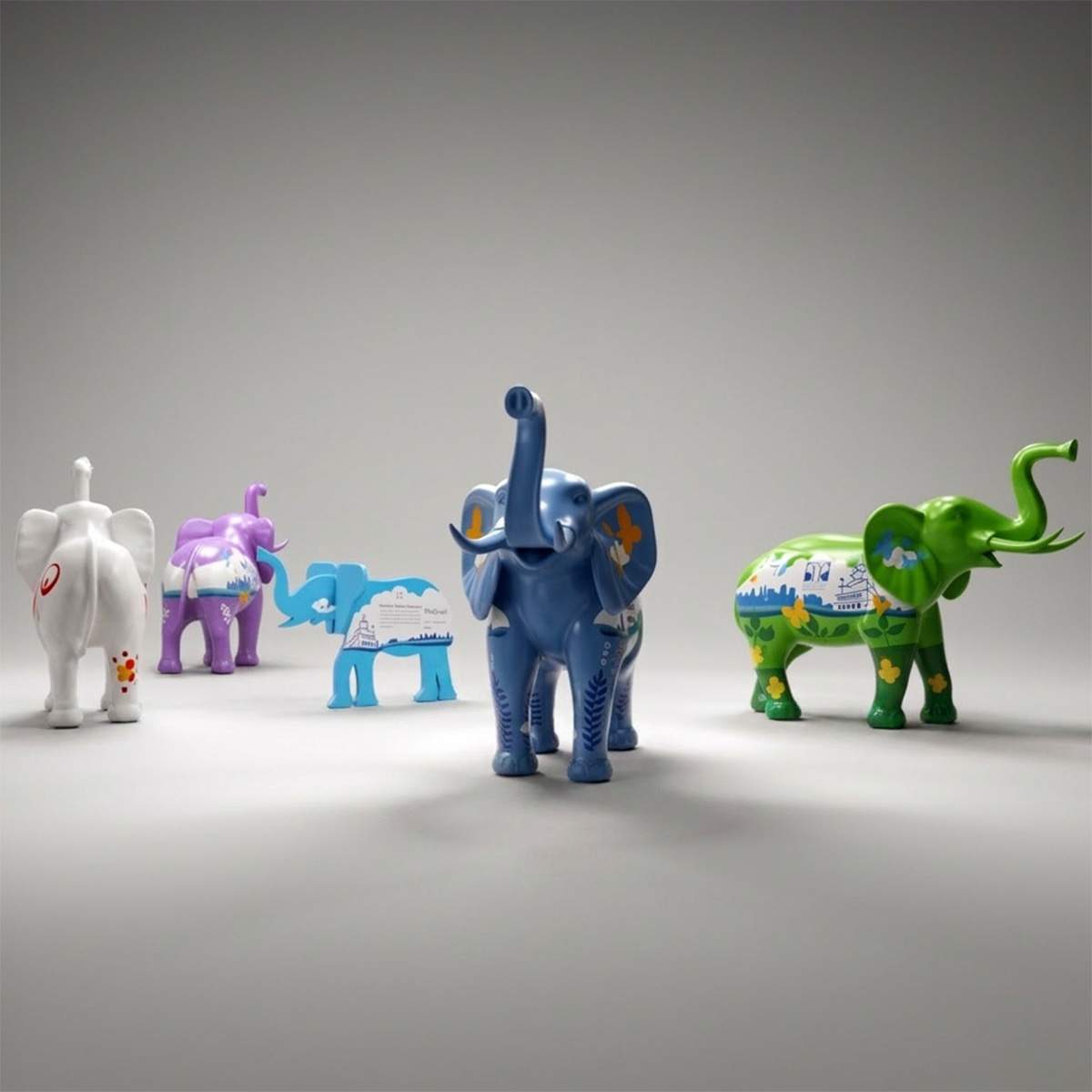 Figure Décorative Éléphant Grandeur Nature – Image 3
