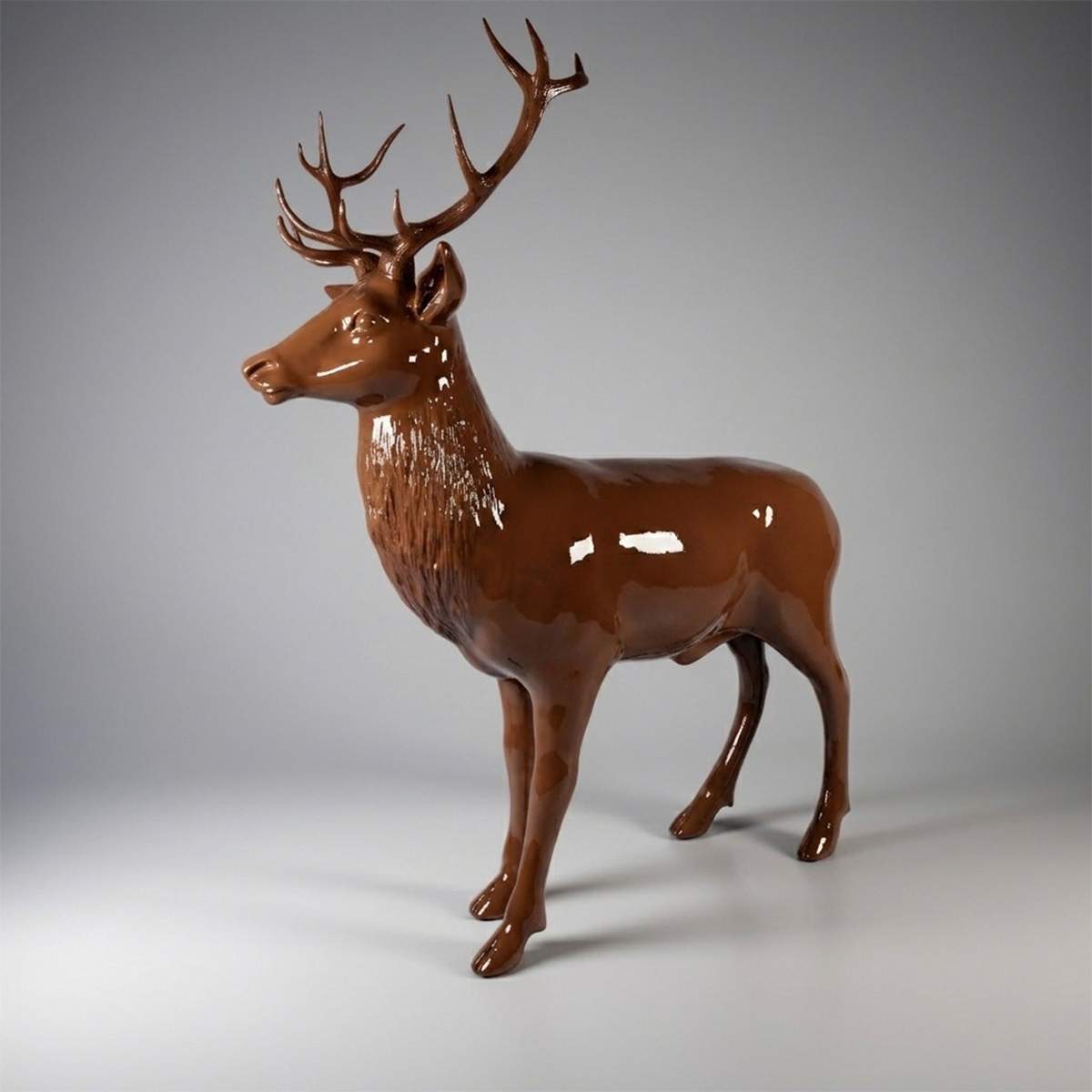 Grande Figure Décorative Cerf – Image 3