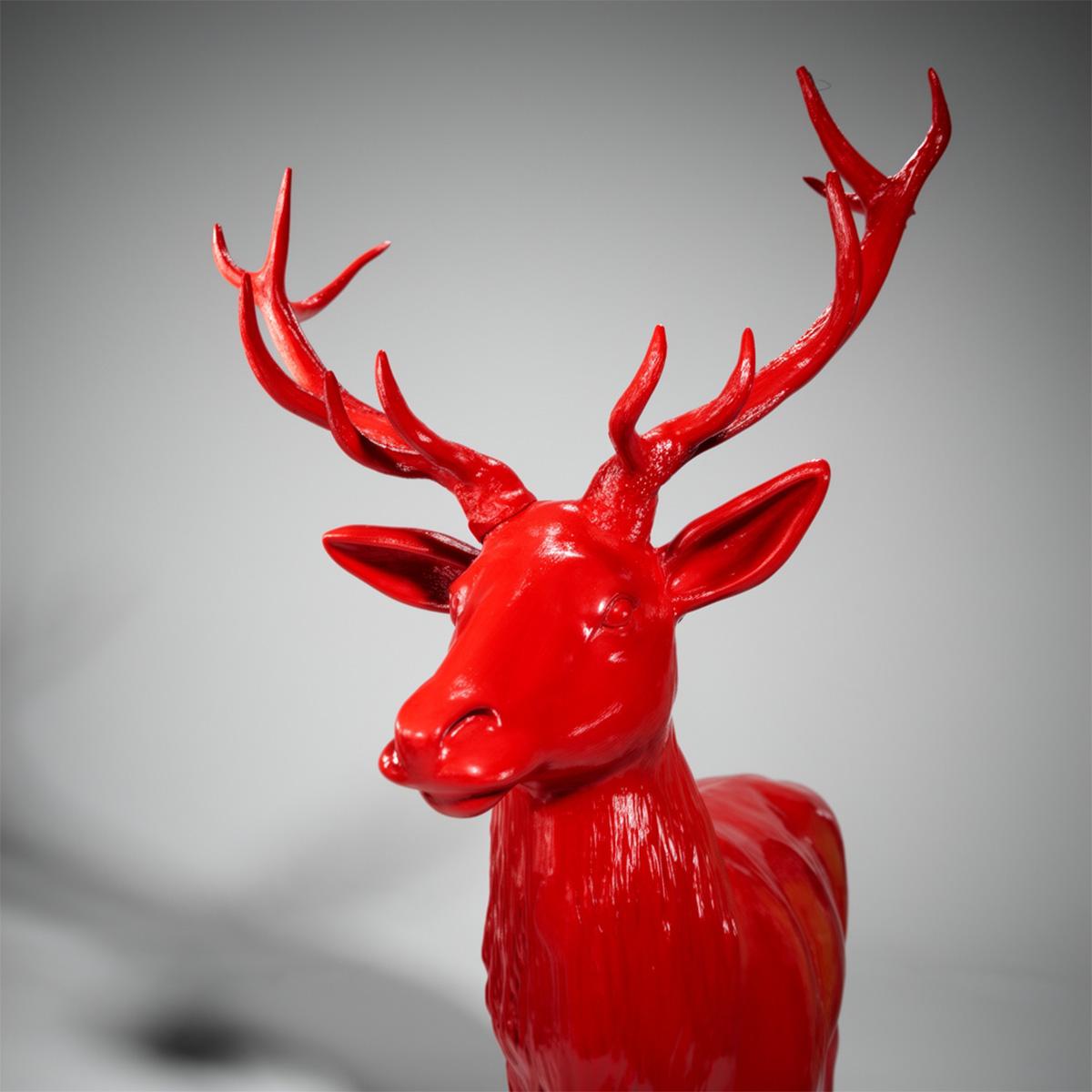 Grande Figure Décorative Cerf – Image 2