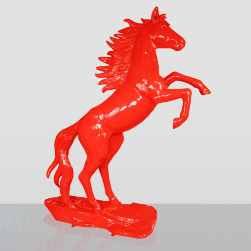 Figura dekoracyjna wierzgający koń