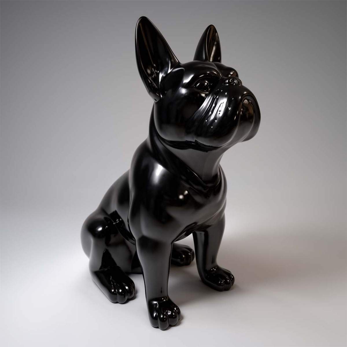 Figure Décorative Bulldog Assis SL Couleur Unie