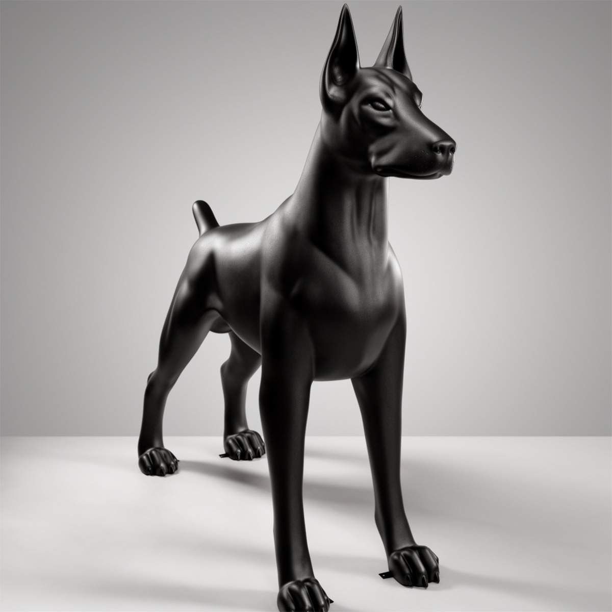 Grande Figure Décorative Doberman – Image 2