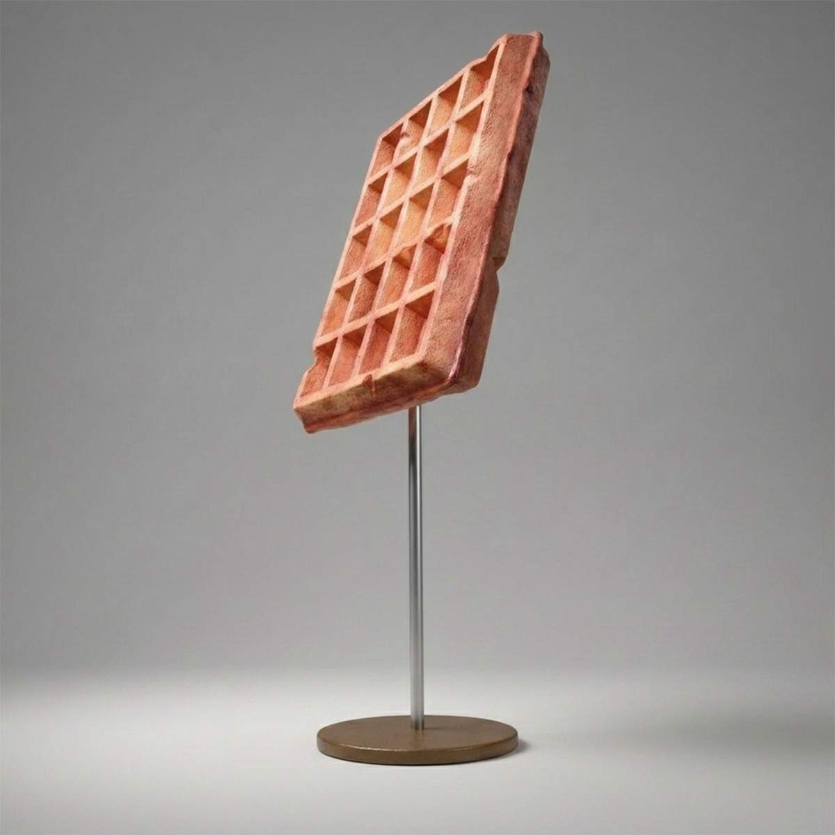 Grande Figure Publicitaire Gaufre Sur Socle