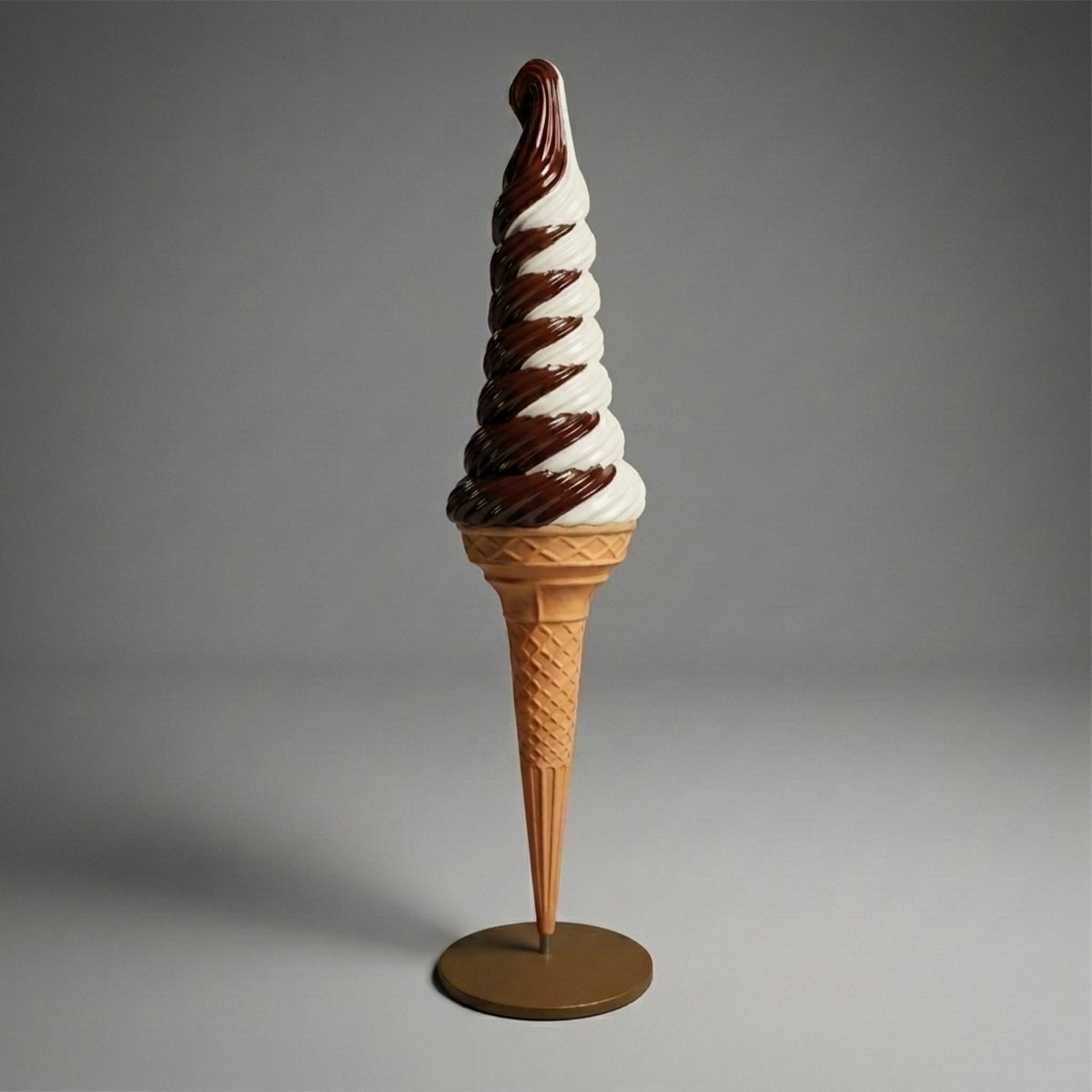 Grande Figure Publicitaire Glace Américaine Torsadée – Image 2