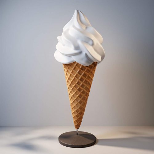 Glace Italienne à la Crème Publicitaire