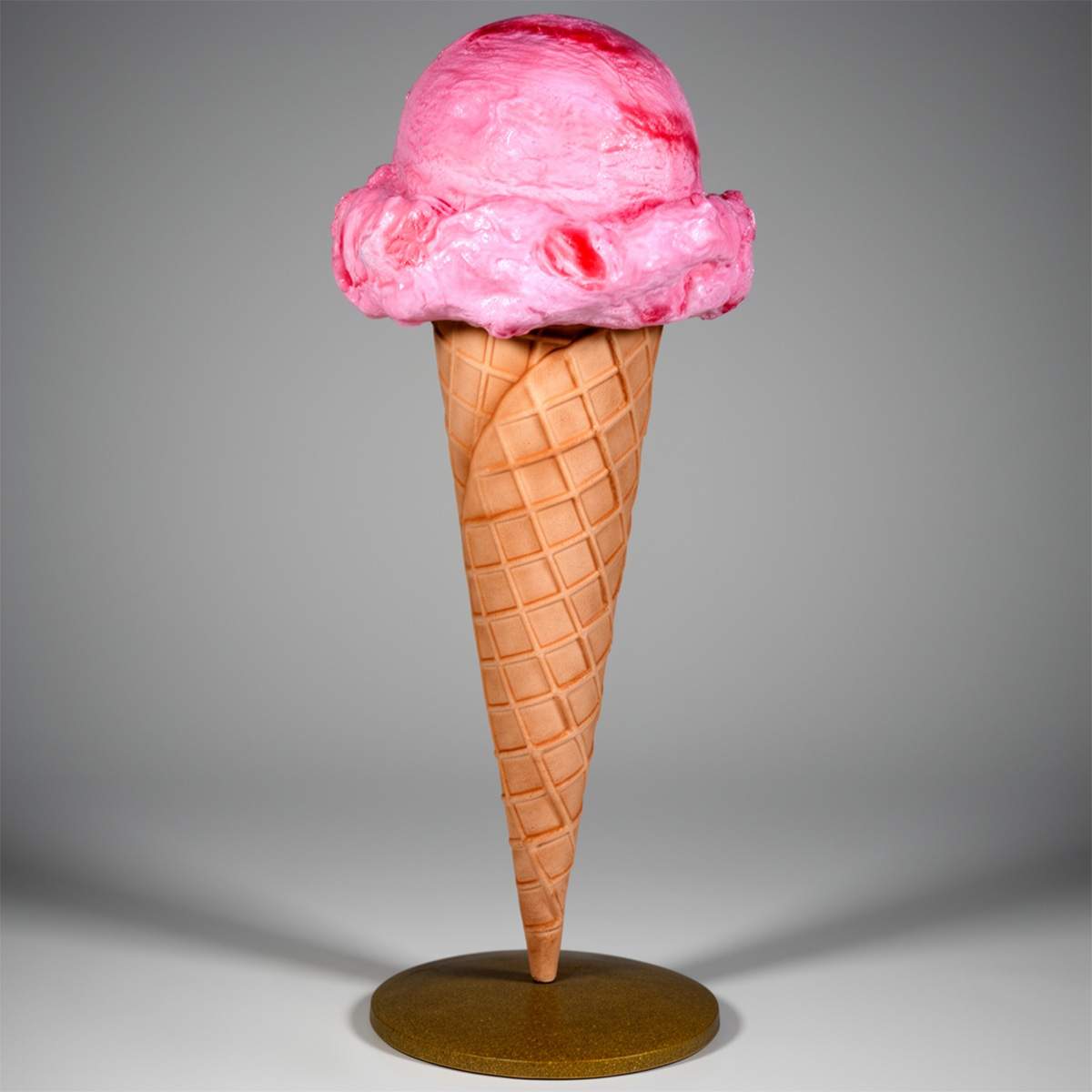 Figure Publicitaire Glace Gelato à Une Boule en Cornet – Image 3