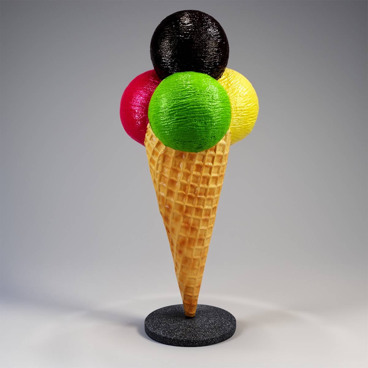Figure Publicitaire Glace à Boule - 134cm