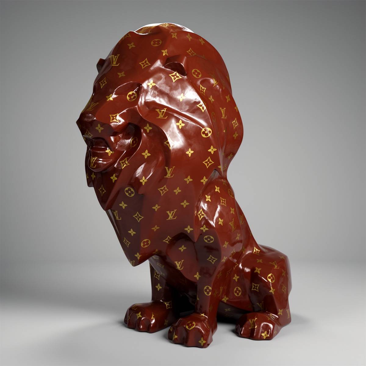 Figure Artiste Grand Lion Moderne – Image 5