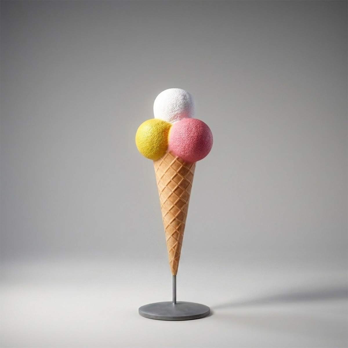 Grande Figure Publicitaire Glace En Boule 160 cm – Image 3