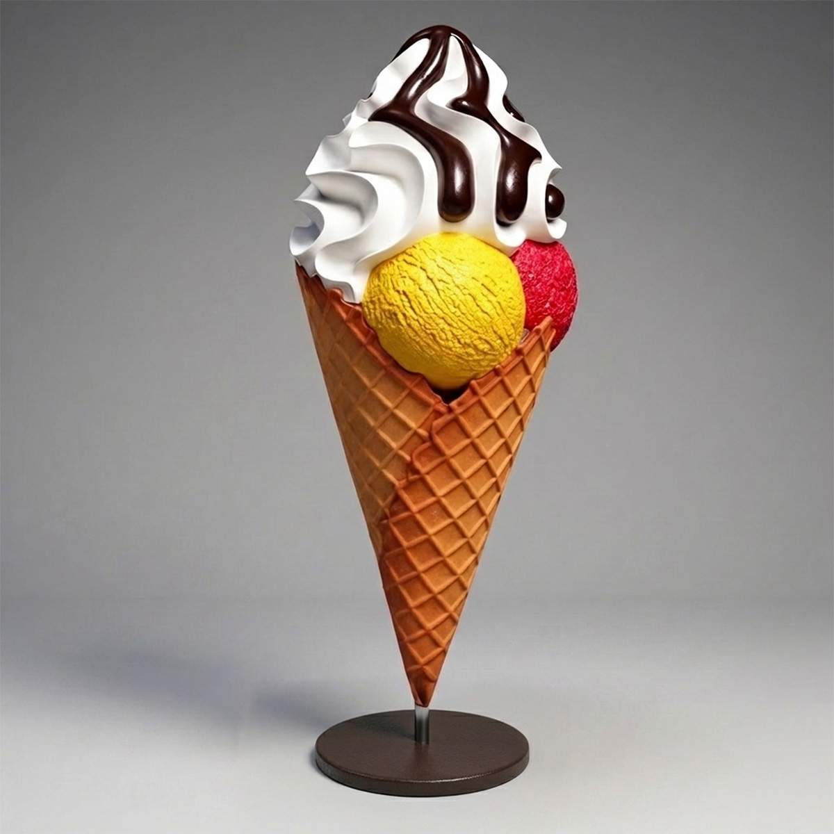 Grande Figure Publicitaire Dessert Glacé
