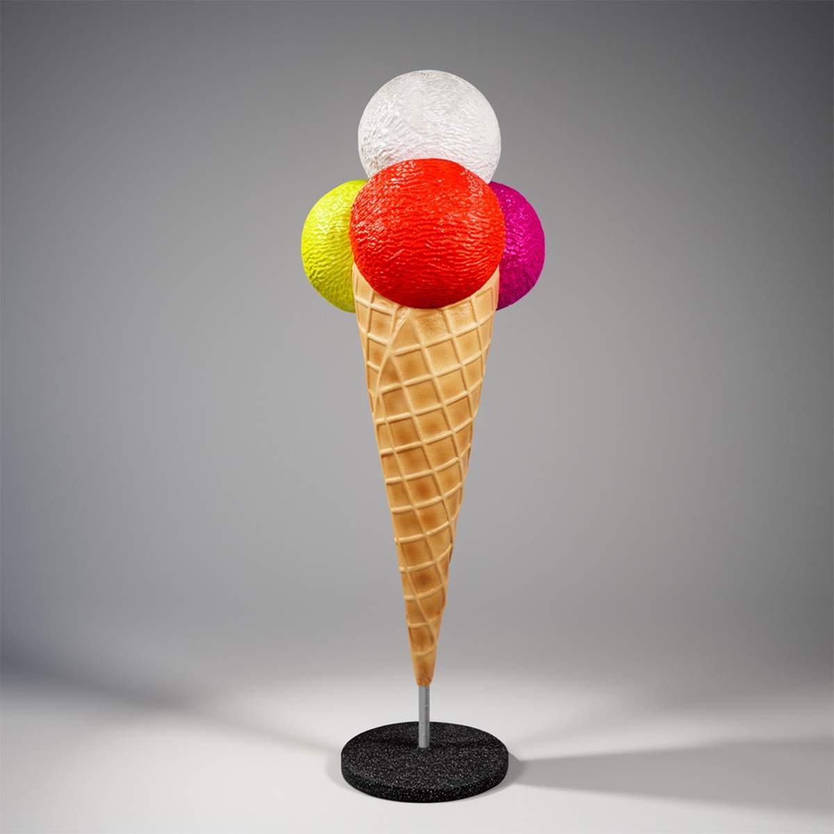 Grande Figure Publicitaire Glace En Boule 160 cm