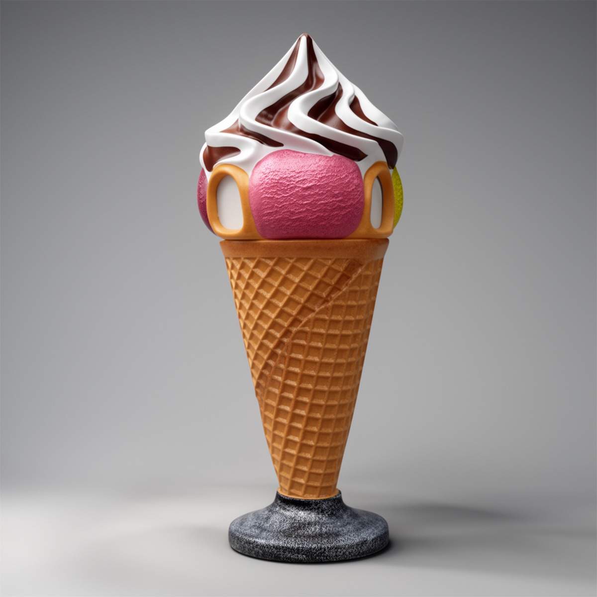 Kosz Publicitaire Glace Avec Coulis