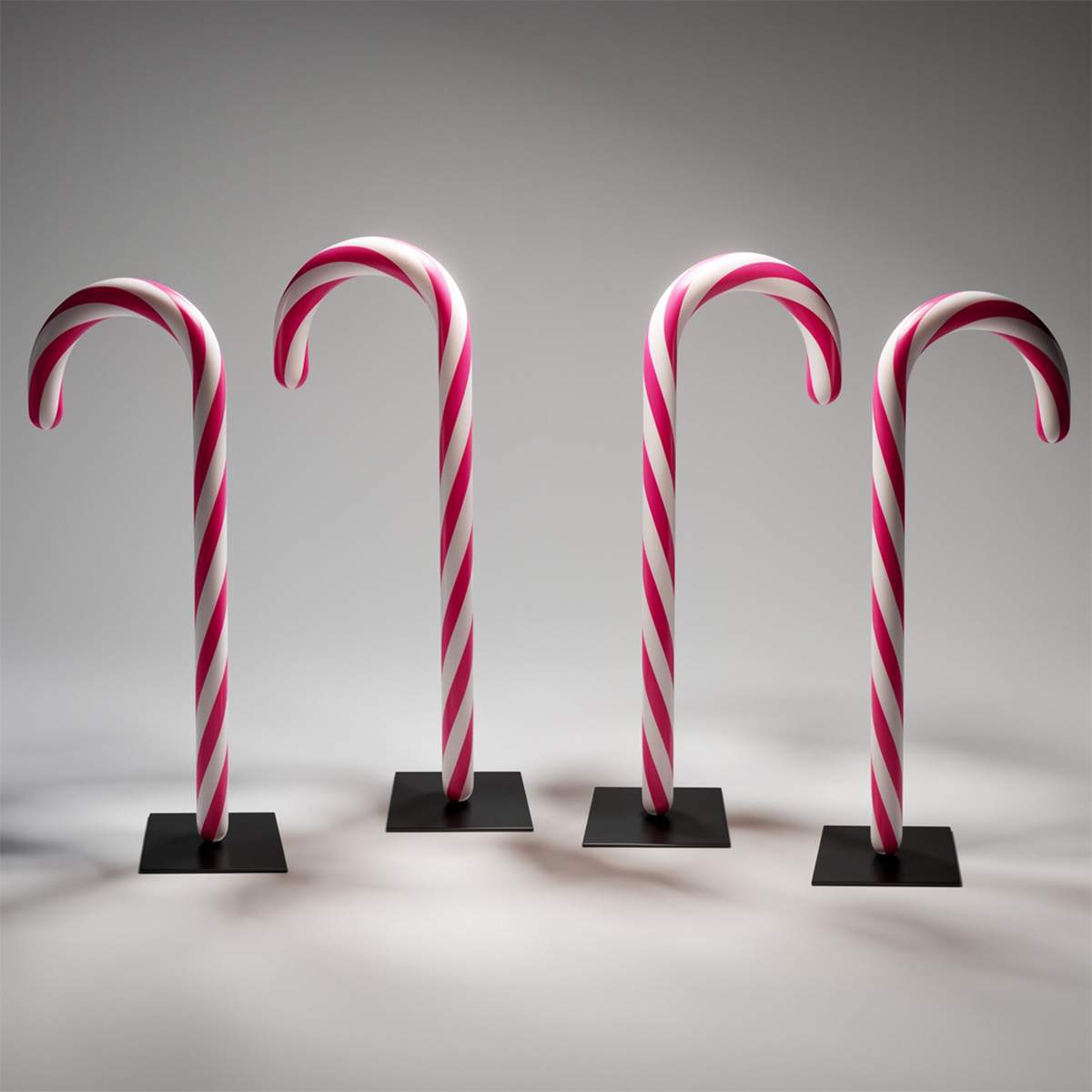 Canne à Sucre de Noël sur Socle – Image 3