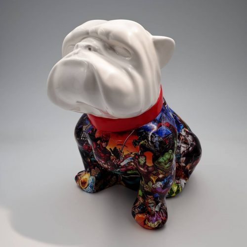 Chien Bulldog Angelo 60cm - Marvel