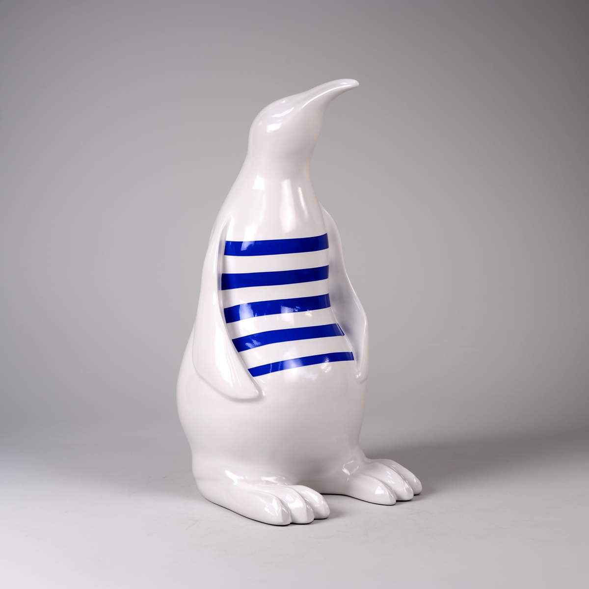 Figure Décorative Pingouin 100 cm Rayures