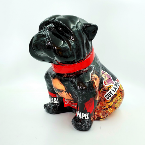 pies Bulldog Angelo 40cm - La casa de papel