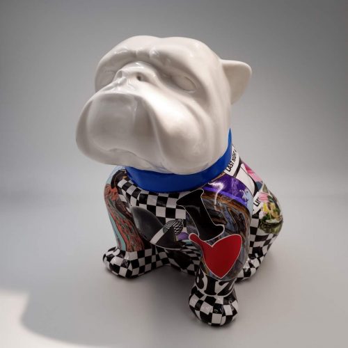 Chien Bulldog Angelo 60cm - Amour