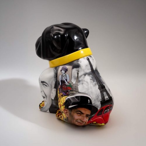 Chien Bulldog Angelo 60cm - Paris
