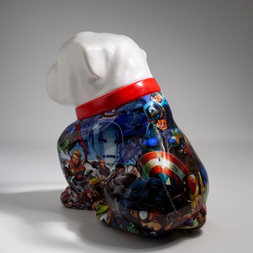 Chien Bulldog Angelo 60cm - Marvel