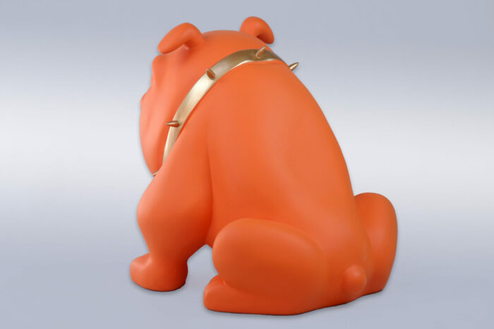 pies Bulldog Avella 55cm - pomarańczowy mat