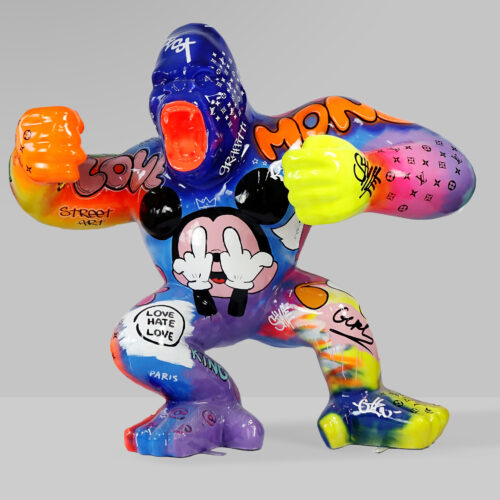 Duży goryl - pop art