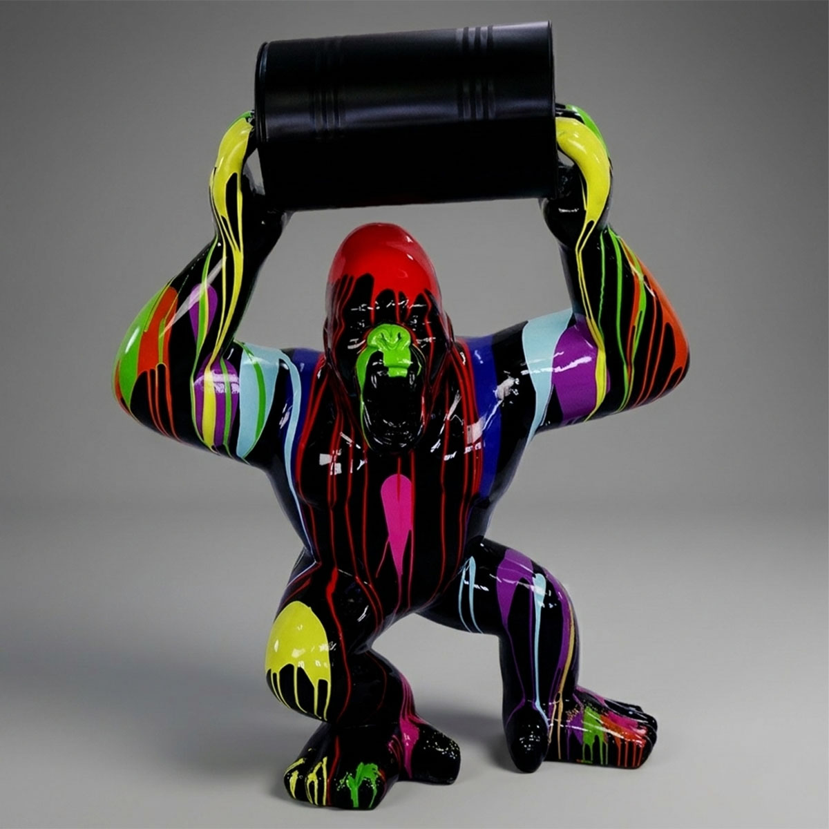 Figure Décorative Gorille Tono XL Noir Trash