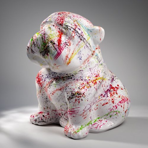 Chien Bulldog Angelo 60cm - splash