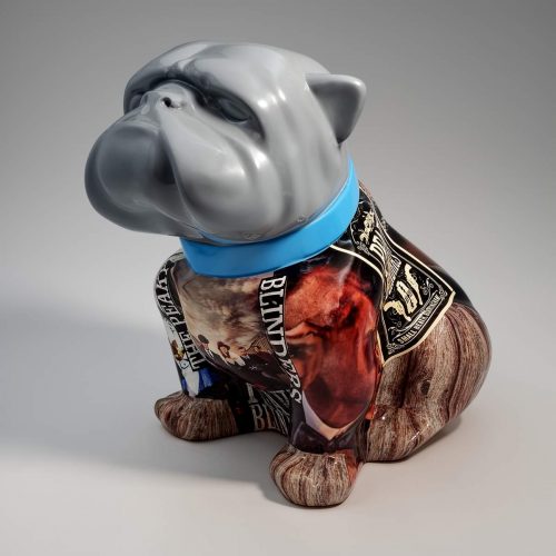 Chien Bulldog Angelo 60cm - Peaky Blinders