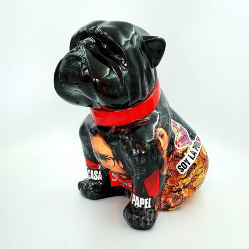 pies Bulldog Angelo 60cm - La casa de papel