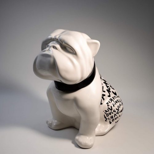 Chien Bulldog Angelo 40cm - Louis Paris