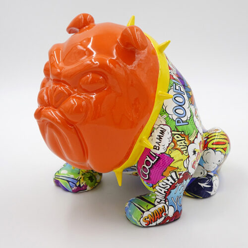pies Bulldog Avella 55cm - Pop art