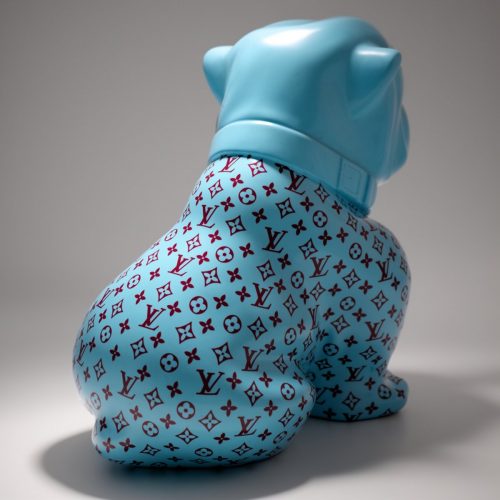Chien Bulldog Angelo 60 cm - Monogram