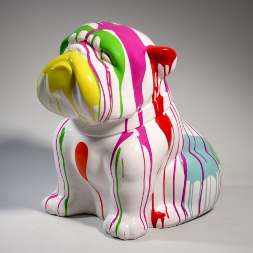 Chien Bulldog Angelo 60cm - trash