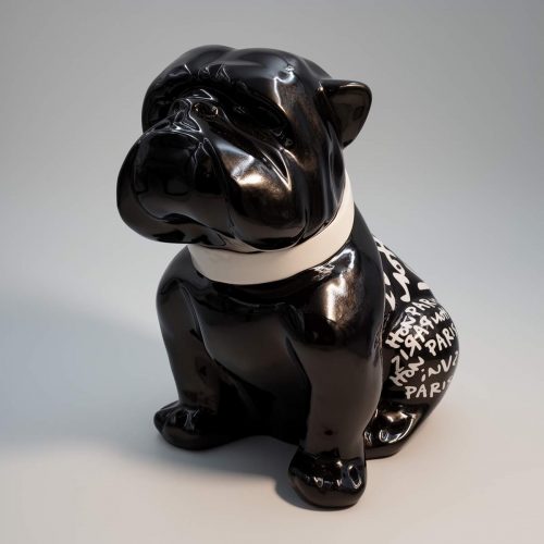 Chien Bulldog Angelo 60cm - Louis Paris