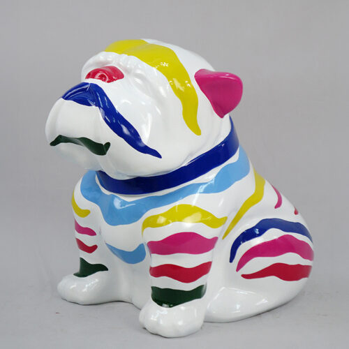 pies Bulldog Angelo 60cm - paski