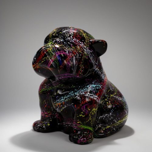 Chien Bulldog Angelo 40cm - splash