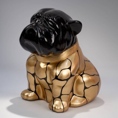 Chien Bulldog Angelo 60cm - Tacheté