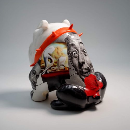 Bulldog Avella 55cm Dog - Moustache