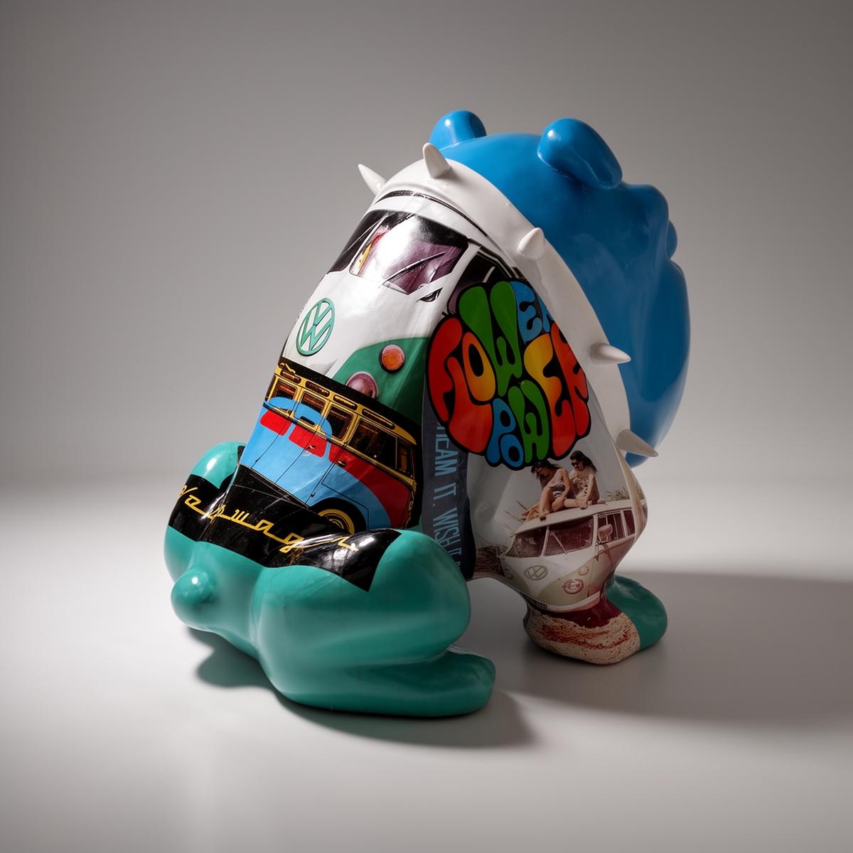 Figure Décorative Bulldog Avella 55 cm Volkswagen – Image 3