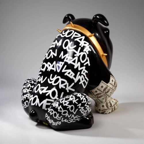 Bulldog Avella 55cm Dog - Louis Paris