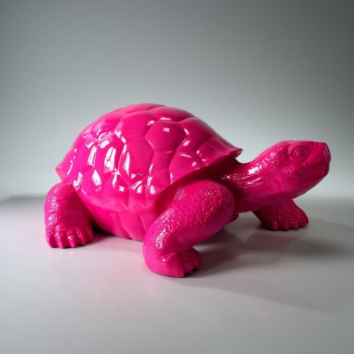 Grande figurine de tortue marchante